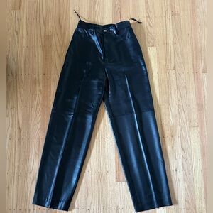 Nanushka Black High-Waisted Pants